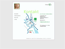 Tablet Screenshot of osteopathie-thun.ch